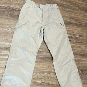 Burton formula snowboard ski pants tan khaki women’s L